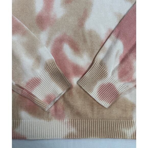 Saturday Sunday by Anthropologie Crewneck Sweater Pink Tan Size MEDIUM - Picture 4 of 11